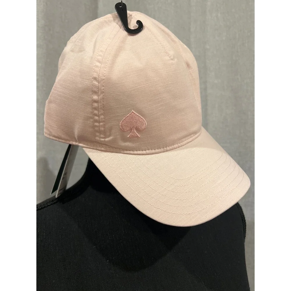 Kate Spade New York Linen Spade Baseball Cap Pink Lupine
